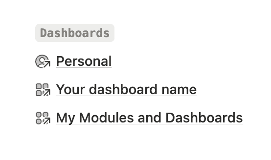 Dashboards for Every Area of Your Life